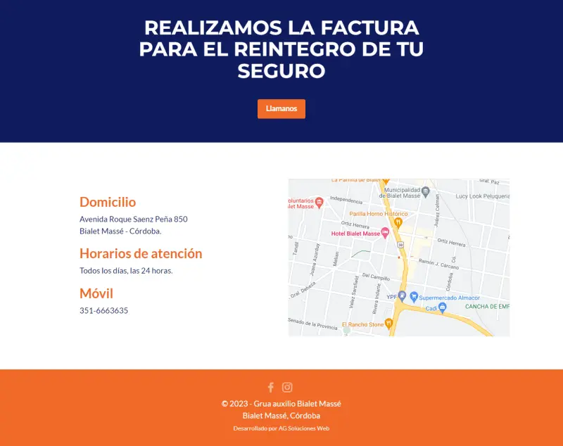 Diseño web AG Soluciones Web