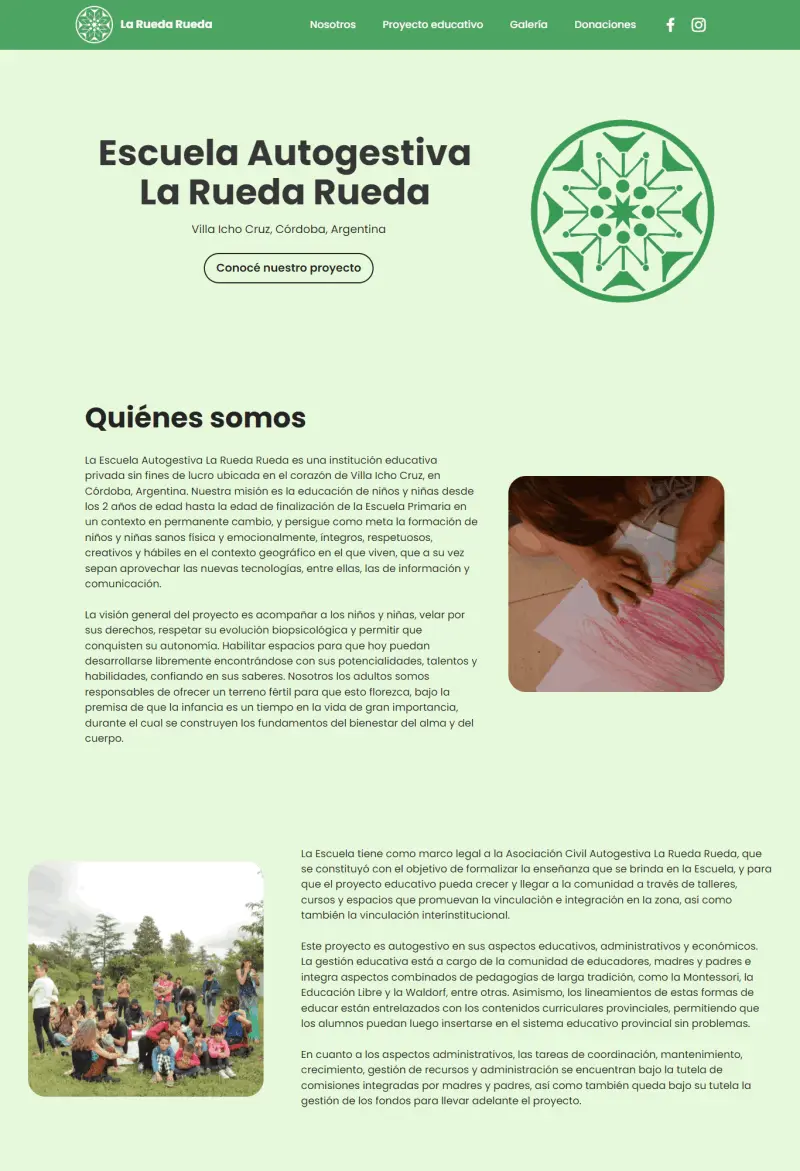 Diseño web AG Soluciones Web